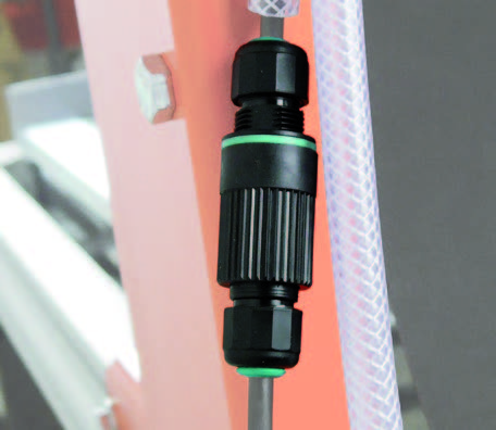 Spare water pump with connector plug